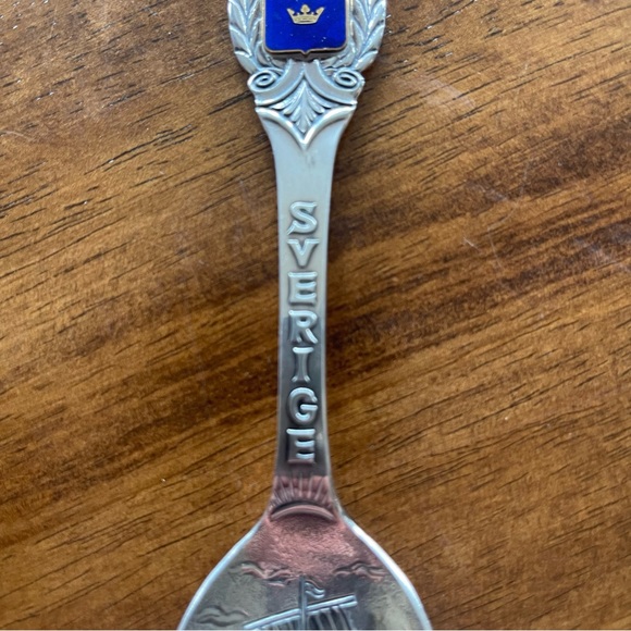 SVERIGE Sweden Souvenir Spoon - Picture 9 of 10